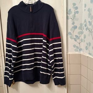 LANDS’ END XXL (50-52) MULTI STRIP SHIRT